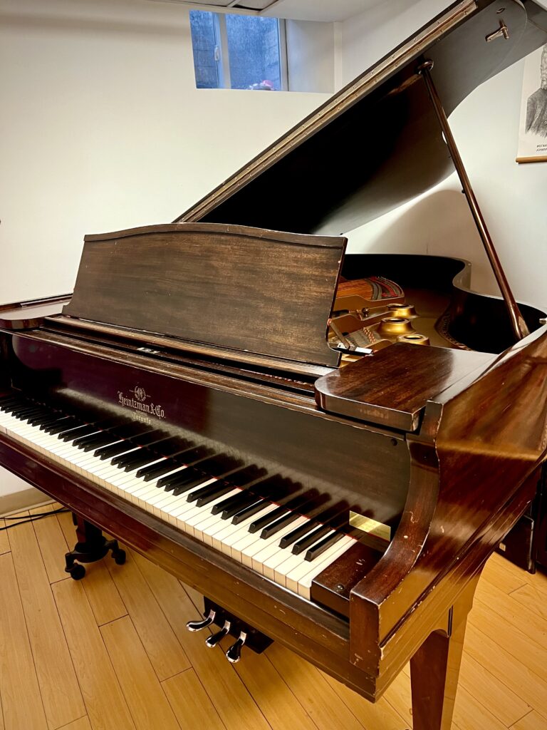1920 Heintzman Grand Piano Model D in Mahogany